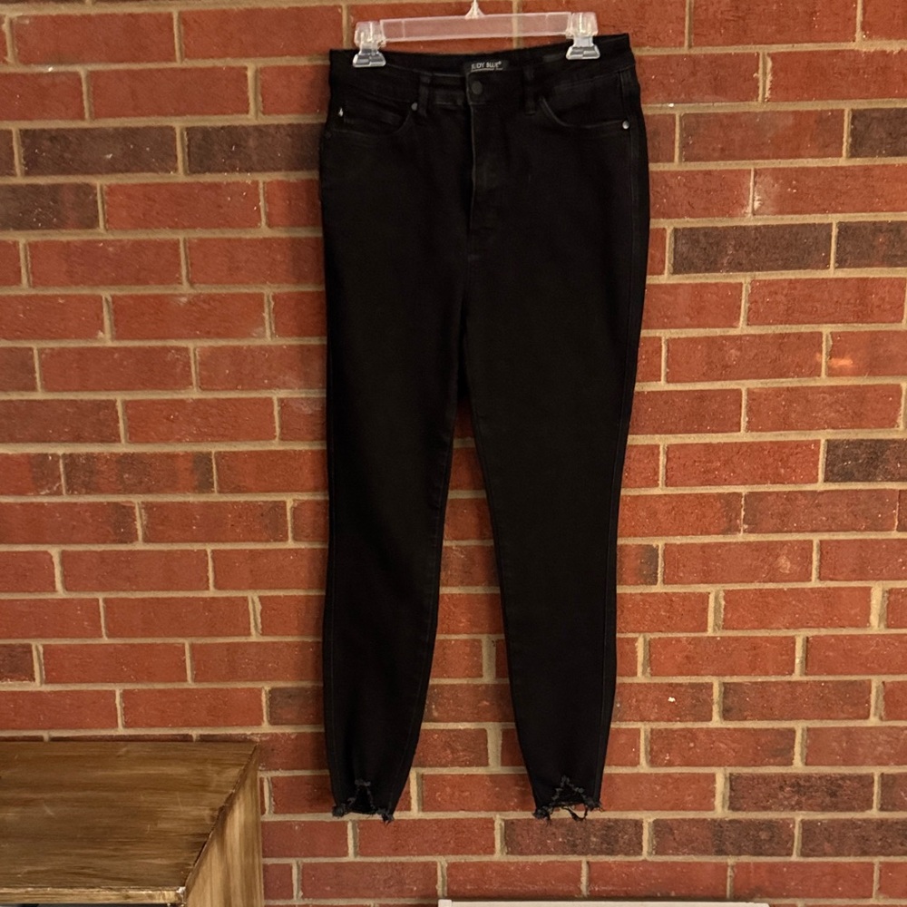 Judy Blue Los Angeles Skinny Dark Black Jeans - Picture 2 of 10